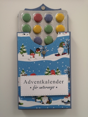 Mini-Adventkalender mit Schokolinsen